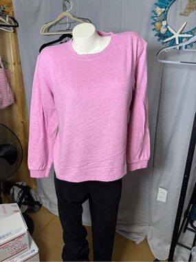 NWOT Zenana Women’s Cozy Crewneck Sweater - Pink